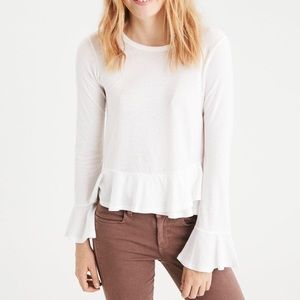 NWOT AEO Double Hem Top